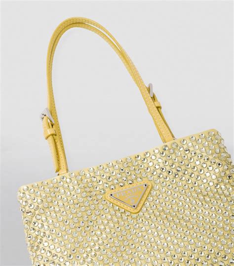 prada embelished bag|prada crystal satin handbag.